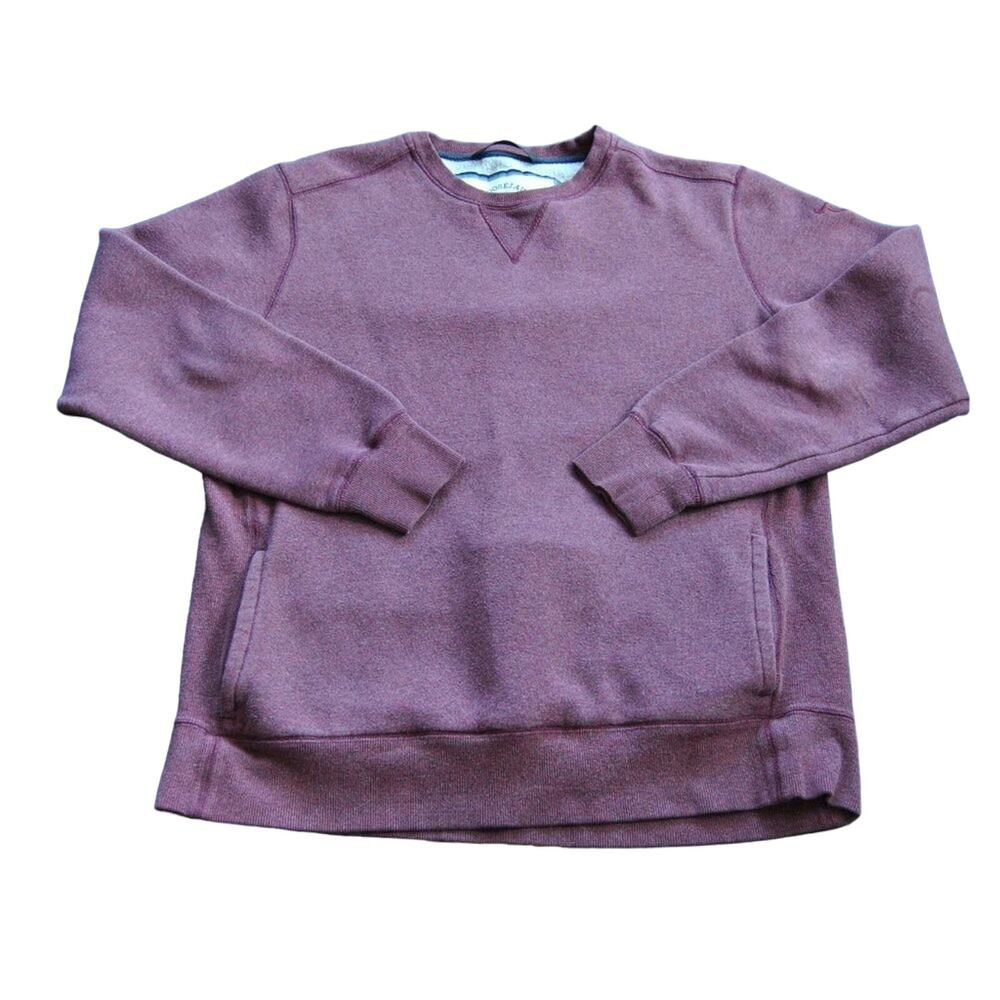 Moosejaw Mountaineering Crewneck Sweater with Pockets Maroon Medium